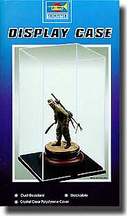 Trumpeter Showcase for 1/9 to 1/16 Figures Black Base Plastic Model Display Case 1/19 Scale #9807