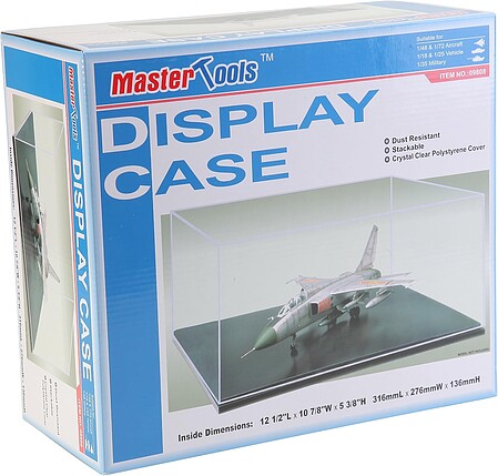 Trumpeter 1/18 Car & 1/48 Plane & 1/35 Tank Display Case Plastic Model Display Case 1/18 Scale #9808