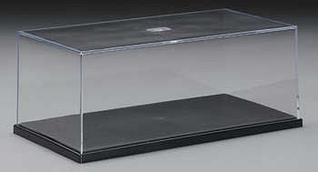 Stackable Clear Acrylic Display Case with Black Base for 1/24-1/25 Diecast 