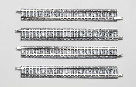 Tomy Straight Track with Concrete Ties S140 - Fine Track 5-1/2  140mm pkg(4) - N-Scale