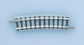 Tomy Curve Track C243-15 2-Pack 15 Degree Sections N Scale Model Railroad Track #1143 Tomy Curve Track C243-15 2-Pack 15 Degree Sections N Scale Model Railroad Track #1143