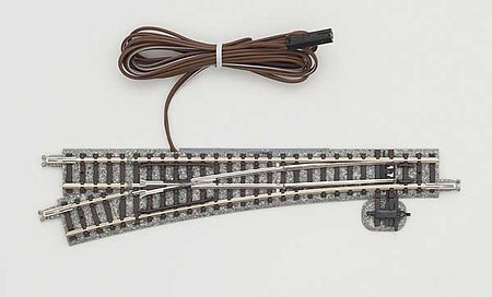 Tomy Remote Turnout (Points) N-PL541-15 - Fine Track Left Hand, 21-5/16 541mm Radius, 15 Degree Diverging Route - N-Scale