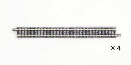 Tomy Straight Track S158.5 - Fine Track 6-1/4  158.5mm pkg(4) - N-Scale