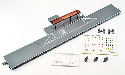 Tomy Operating Bus System Right Lane Stop Set Kit N Scale Model Railroad Road Accessory #232117