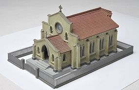 Tomy 1st Congregational Church Kit N Scale Model Railroad Building #234838 Tomy 1st Congregational Church Kit N Scale Model Railroad Building #234838