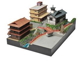 Tomy Hot Springs Resort Set Kit N Scale Model Railroad Building #253143 Tomy Hot Springs Resort Set Kit N Scale Model Railroad Building #253143