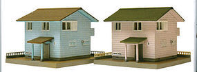 Tomy Modern Ready-Built Home Kits (2-Pack) N Scale Model Railroad Building #256212 Tomy Modern Ready-Built Home Kits (2-Pack) N Scale Model Railroad Building #256212