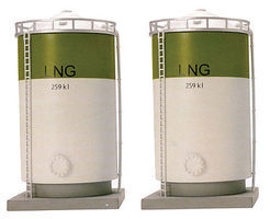 Tomy Natural Gas Bulk Tank Kit N Scale Model Railroad Building #257509 Tomy Natural Gas Bulk Tank Kit N Scale Model Railroad Building #257509
