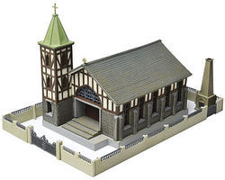 Tomy 9th Avenue Baptist Church Kit N Scale Model Railroad Building #257981 Tomy 9th Avenue Baptist Church Kit N Scale Model Railroad Building #257981