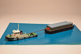 Tomy Barge w/ Tarp Cover Kit N Scale Model Railroad Vehicle #260639 Tomy Barge w/ Tarp Cover Kit N Scale Model Railroad Vehicle #260639