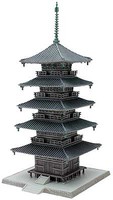 Tomy Japanese 5-Story Temple C3 Kit 3-1/8 x 3-9/16 x 6-11/16'' 8 x 9 x 17cm N-Scale Tomy Japanese 5-Story Temple C3 Kit 3-1/8 x 3-9/16 x 6-11/16'' 8 x 9 x 17cm N-Scale