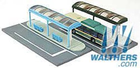 Tomy Down town Bus Stop N-Scale Tomy Down town Bus Stop N-Scale