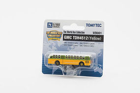 Tomy GMC TDH 4512 Bus (UnPowered) N Scale Model Railroad Vehicle #264330 Tomy GMC TDH 4512 Bus (UnPowered) N Scale Model Railroad Vehicle #264330