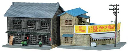 Tomy 2-Story House/Grocery - N-Scale