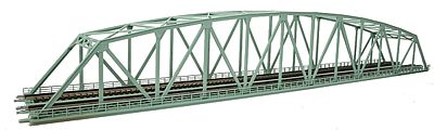 Tomy Curved Chord Through Truss Bridge w/2 Piers (Fine Double Track) N Scale Model Railroad #3222