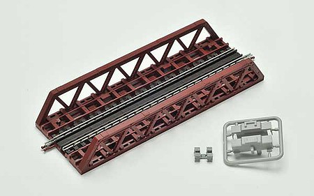 Tomy Ponitlus Iron Bridge Kit - 5-1/2  14cm - Red - N-Scale