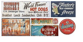 T2-Decals Food Signs #3 T2-Decals Food Signs #3