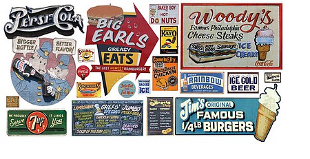 T2-Decals Food Signs #8