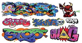 T2-Decals Graffiti #44 T2-Decals Graffiti #44