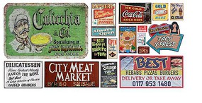 T2-Decals Food Signs #7 N-Scale T2-Decals Food Signs #7 N-Scale