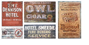T2-Decals Ghost Signs #2 N-Scale T2-Decals Ghost Signs #2 N-Scale
