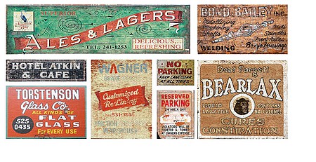 T2-Decals Ghost Signs #6 - N-Scale