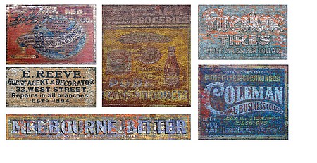 T2-Decals Ghost Signs #14 - N-Scale