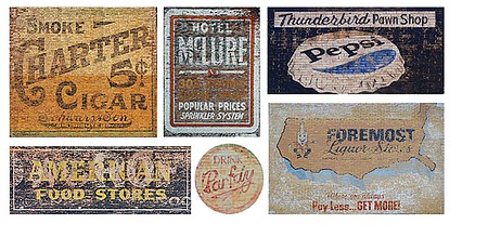 T2-Decals Ghost Signs #18 - N-Scale