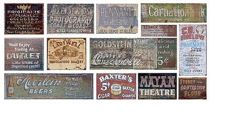 T2-Decals Ghost Signs #31 - N-Scale