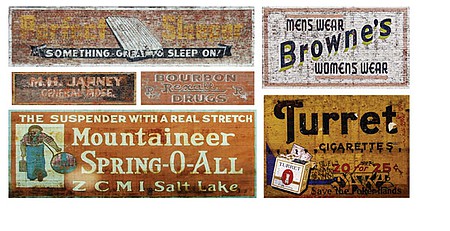 T2-Decals Ghost Signs #43 - N-Scale