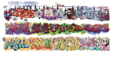 T2-Decals Graffiti #28 - N-Scale