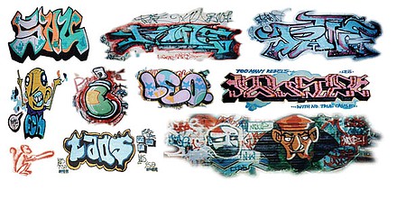 T2-Decals Graffiti #31 - N-Scale