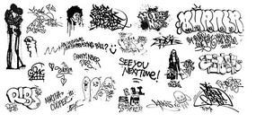 T2-Decals Graffiti #38 N-Scale T2-Decals Graffiti #38 N-Scale