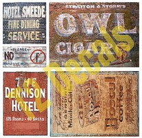 T2-Decals Ghost Signs #1 O-Scale T2-Decals Ghost Signs #1 O-Scale