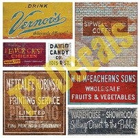 T2-Decals Ghost Signs #10 O-Scale T2-Decals Ghost Signs #10 O-Scale