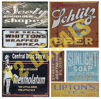 T2-Decals Ghost Signs #16 O-Scale T2-Decals Ghost Signs #16 O-Scale