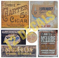 T2-Decals Ghost Signs #18 O-Scale T2-Decals Ghost Signs #18 O-Scale