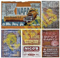 T2-Decals Ghost Signs #21 O-Scale T2-Decals Ghost Signs #21 O-Scale