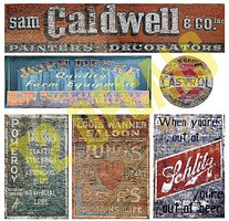 T2-Decals Ghost Signs #22 O-Scale T2-Decals Ghost Signs #22 O-Scale
