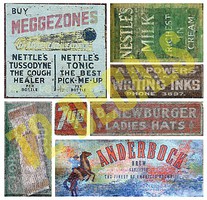 T2-Decals Ghost Signs #23 O-Scale T2-Decals Ghost Signs #23 O-Scale