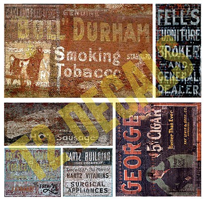 T2-Decals Ghost Signs #39 - O-Scale