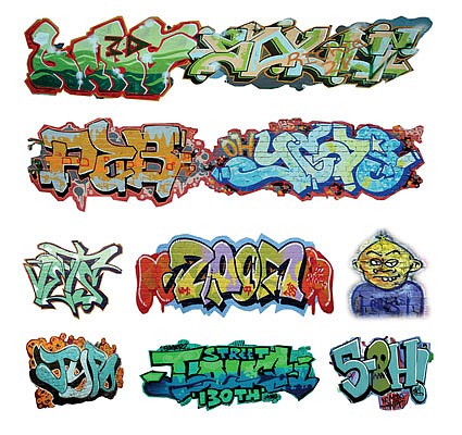 T2-Decals Graffiti #1 - O-Scale