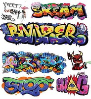 T2-Decals Graffiti #11 O-Scale T2-Decals Graffiti #11 O-Scale