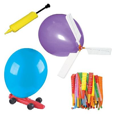 Toysmith Balloon Powered Vehicle Set