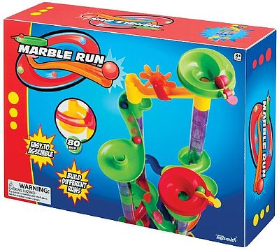 Toysmith Marble Run Playset (80pcs) Marble Set #4645