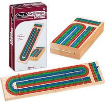 Toysmith Triple Track Wood Cribbage Board Card Game #6392 Toysmith Triple Track Wood Cribbage Board Card Game #6392