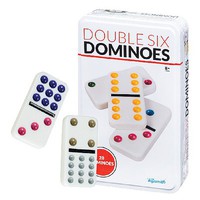 Toysmith Double Six Dominoes Basic Game (28pcs) in Storage Tin Toysmith Double Six Dominoes Basic Game (28pcs) in Storage Tin