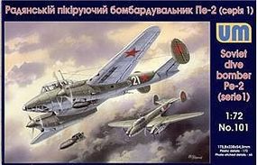 Unimodels Petlyakov Pe2 Early Version Soviet Dive Bomber Plastic Model Airplane Kit 1/72 #101 Unimodels Petlyakov Pe2 Early Version Soviet Dive Bomber Plastic Model Airplane Kit 1/72 #101