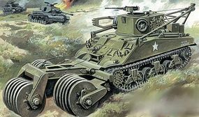Unimodels M32 Tank Recovery Vehicle w/T1E1 Mine Trawl Plastic Model Tank Kit 1/72 Scale #222 Unimodels M32 Tank Recovery Vehicle w/T1E1 Mine Trawl Plastic Model Tank Kit 1/72 Scale #222