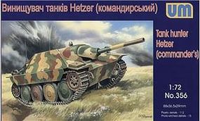 Unimodels Hetzer WWII German Commander's Tank Hunter Plastic Model Tank Kit 1/72 #356 Unimodels Hetzer WWII German Commander's Tank Hunter Plastic Model Tank Kit 1/72 #356